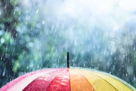 A yellow weather warning for rain has been issued