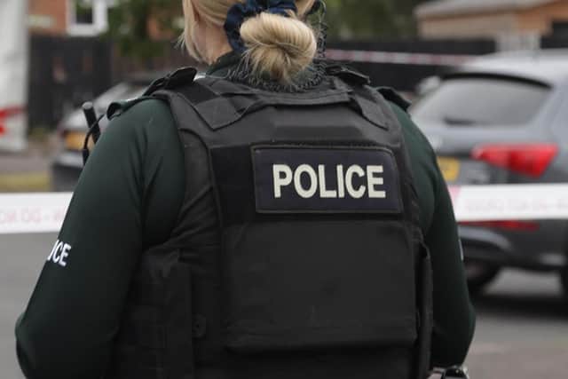A man has been arrested after two police officers were assaulted in Londonderry