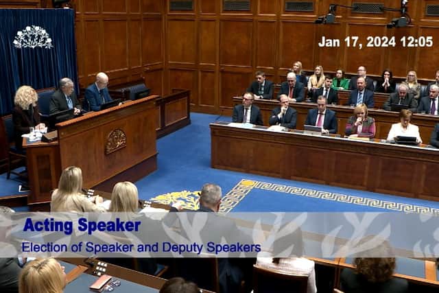MLAs debated the suspension of the assembly at Stormont today.