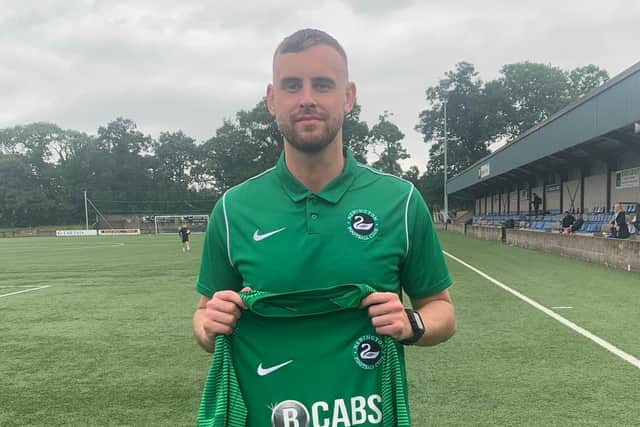 Newington have signed striker Zach Barr from Ballymacash Rangers ahead of the new Championship season. PIC: Newington FC