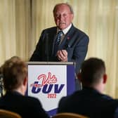 TUV leader Jim Allister said that to restore Stormont 'is to enforce the Union-dismantling Protocol'