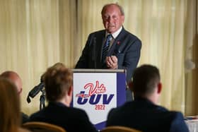 TUV leader Jim Allister said that to restore Stormont 'is to enforce the Union-dismantling Protocol'