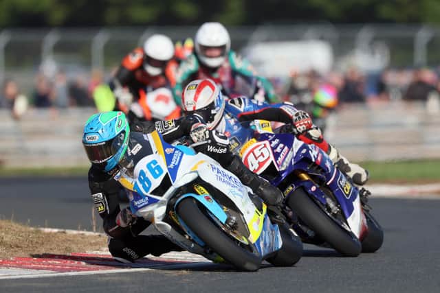 Owen Jenner (86) competing at the Sunflower Trophy meeting last year on a Parker Transport Yamaha at Bishopscourt in Co Down