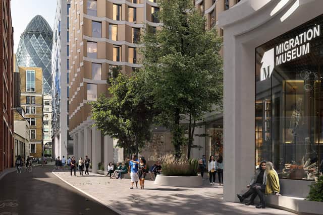 Specialist Design & Build contractor McAleer & Rushe has been appointed by developer Dominus Real Estate to create a permanent home for London’s Migration Museum, as part of a landmark mixed-use scheme in the heart of the City of London worth a construction contract value of over £100m