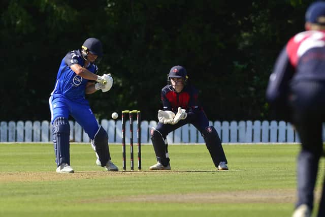 Northern Knights Tom Mayes pictured in action during yesterday's match at Stormont in Belfast