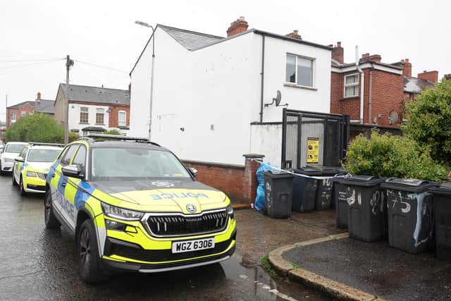 General view of Melrose Street in south Belfast where the PSNI have launched a murder investigation after  22-year-old Mary Ward was found dead by police officers on Tuesday, October 1.  Picture by Jonathan Porter/PressEye