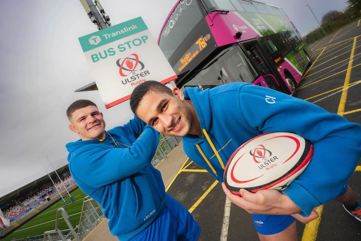 Translink Ulster Rugby Services tackle travel needs for home game fans