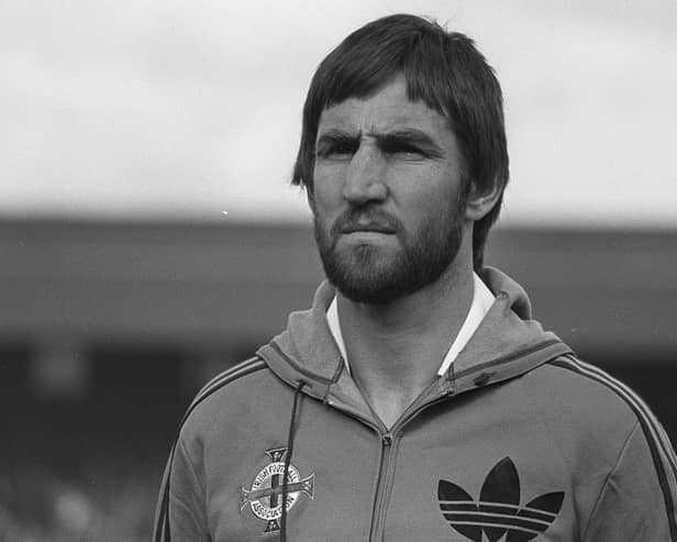 Former Northern Ireland international Chris Nicholl pictured in October 1980. PIC: Pacemaker Press

849/80/BW