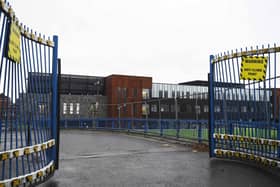 A general view of the new maternity hospital at the Royal Victoria hospital in Belfast, which was due to open a decade ago.