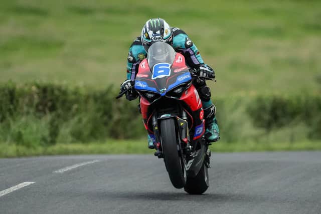 Michael Dunlop will be hoping for better luck in qualifying this year at the Tandragee 100 on his Ducati Supersport bike. (Photo by David Maginnis/Pacemaker Press)