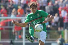 Frankie Hvid was one of nine players signed by Glentoran this summer. PIC: Desmond Loughery/Pacemaker Press