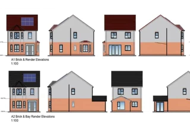 Proposed housing plan. Pics supplied by Antrim and Newtownabbey Borough Council