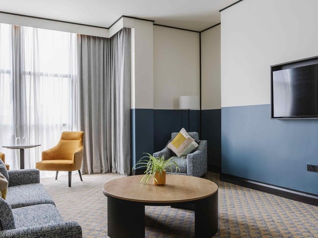 voco Belfast, an IHG Hotel, has been awarded a four-star accommodation grade by Tourism Northern Ireland. Pictured is the hotel guest room