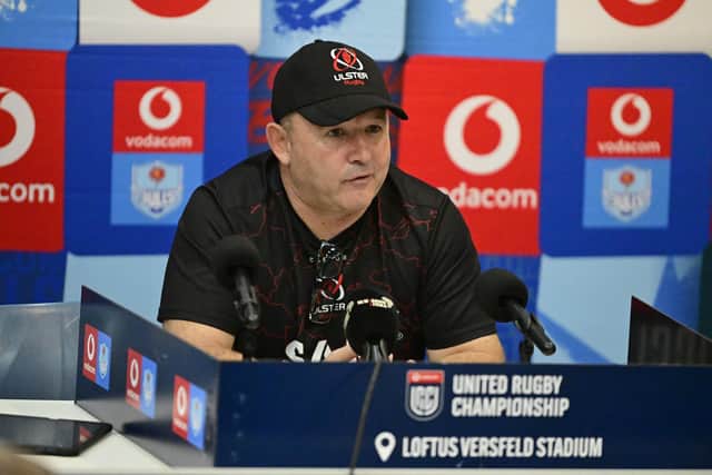 Ulster head coach Richie Murphy in South Africa. (Photo by Sydney Seshibedi/Gallo Images/Getty Images)