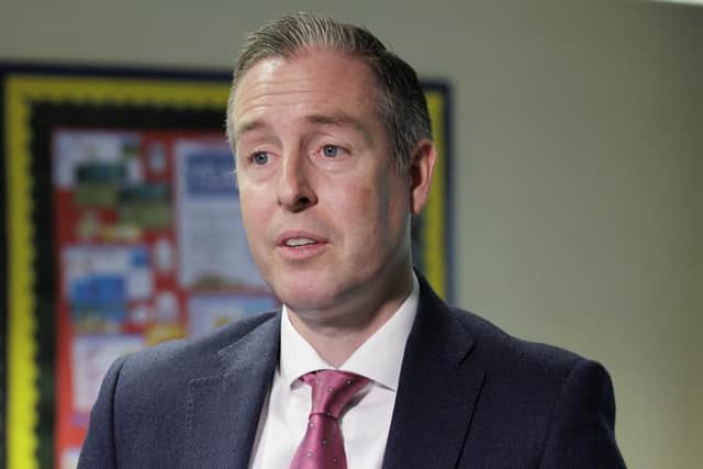 Education Minister Paul Givan said an 'end to end' review of SEN provision was nearing its conclusion