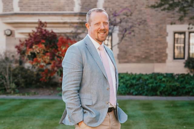 Belfast-born Richard Girvan, the new headmaster of Fettes College in Edinburgh. Credit: Liz Greenhalgh Photography