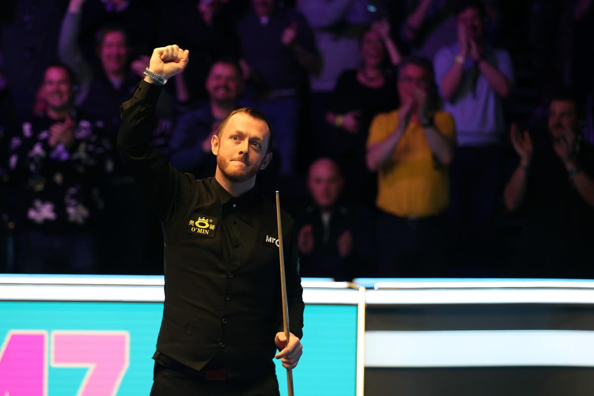 &#8216;Absolutely fantastic 147 by Mark Allen&#8230;a couple of recovery shots he had no right to pot. Genius stuff&#8217;