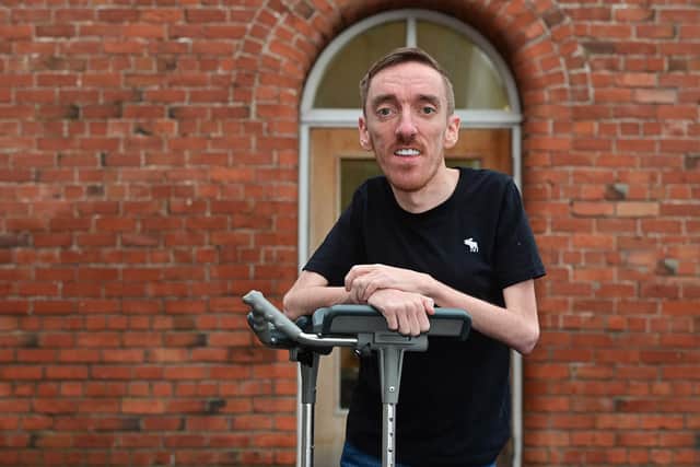 Author of The Weight of Progress Matthew Monaghan at his book launch at The Lansdowne Hotel, Belfast