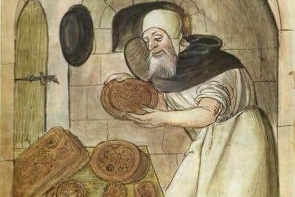 Lebkuchen Gingerbread Being Made in Germany. Circa 1520