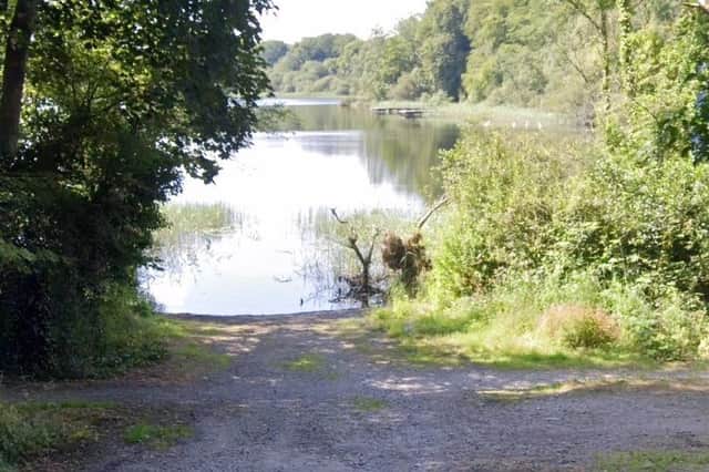 Lake close to Carricklongfield Road near Aughnacloy - Google image