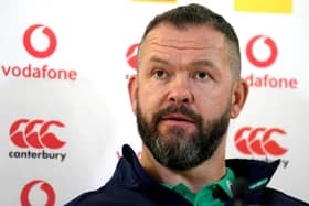 Ireland head coach Andy Farrell says the autumn international series will be 'hugely exciting'  for the sport's Irish fans