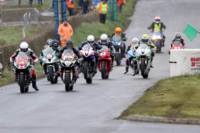 The Mid-Antrim 150 meeting was last held on the Clough course in 2016.