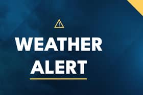 Yellow weather warning issued