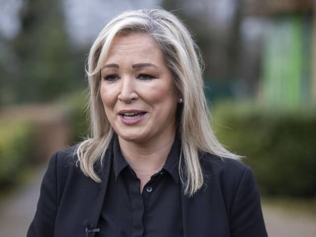 First Minister Michelle O’Neill has said she is determined that Casement Park will be rebuilt in time for Euro 2028. Photo: Liam McBurney/PA Wire