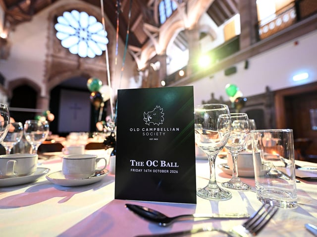 OC Ball held at Campbell College, organised by the Old Campbellian Society.
