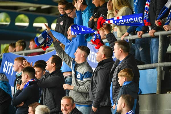 Loughgall fans have been loving life in the Sports Direct Premiership. (Photo by Andrew McCarroll/Pacemaker Press)