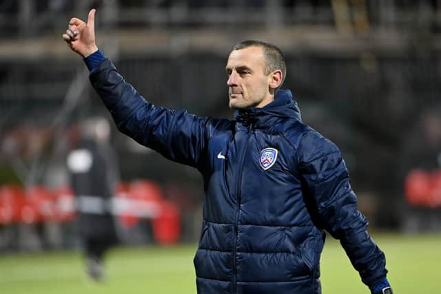 Coleraine manager Oran Kearney was pleased to see his side register a 2-0 victory at the Newry Showgrounds