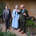Irish president Catherine Connolly (centre) tours a garden at the RHS Chelsea Flower Show, at the Royal Hospital Chelsea in London, as part of her official visit to the UK. Picture date: Tuesday May 19, 2026. PA Photo. Photo credit should read: James Manning/PA Wire