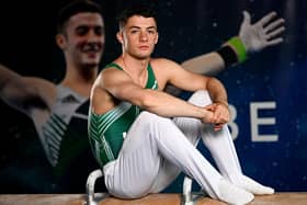Newtownards' Rhys McClenaghan is tipped to shine for Team Ireland in Paris across the men's pommel horse within artistic gymnastics. (Photo by Ramsey CardySportsfile)