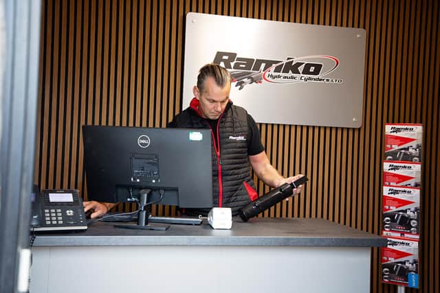 Co Tyrone engineering firm Ramko Hydraulic Cylinders has opened a new trade counter to give businesses and the public easier access to hydraulic cylinders, technical advice and repair support