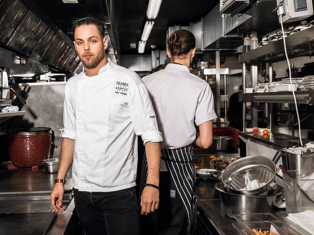Alex Greene, head chef at Deane’s EIPIC in Belfast – both are in the running for a top Irish award