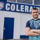 Stephen Lowry has signed a new one-year contract with Coleraine. Photo: David Cavan/Coleraine FC