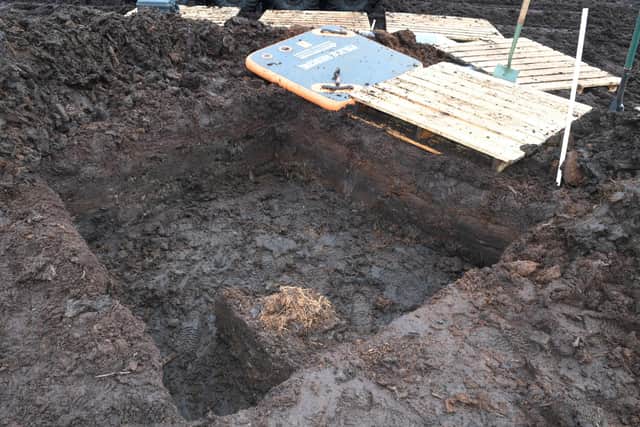 Archaeologists within the Police Service of Northern Ireland, have uncovered ancient human remains carbon dated as old as 2,000-2,500 years. Picture: PSNI