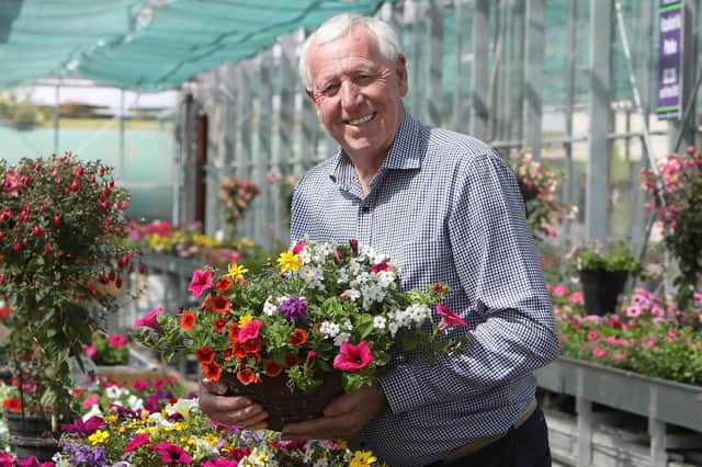 Hillmount garden centre owner Robin Mercer who has been awarded a British Empire Medal (BEM) in the New Year honours list, for services to business and to the economy in Northern Ireland
