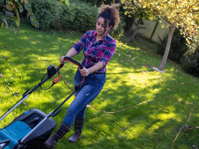 Mowing the lawn burns more calories than water aerobics, researchers found (photo: Adobe)
