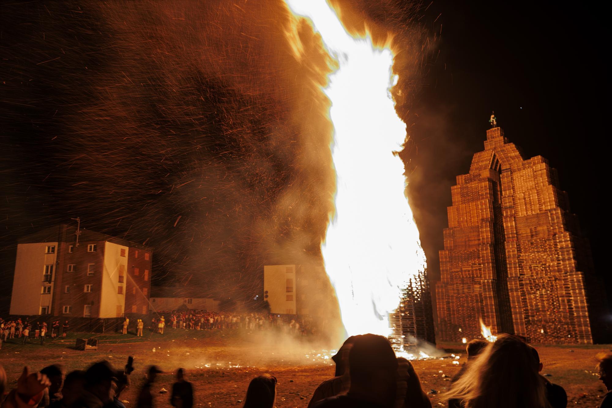 Twelfth celebrations begin with lighting of bonfires across several ...