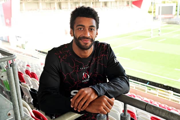 Ulster winger Robert Baloucoune during a press conference this week ahead of this weekend's European Challenge Cup trip against Zebre in Parma. (Photo by Arthur Allison/Pacemaker Press)