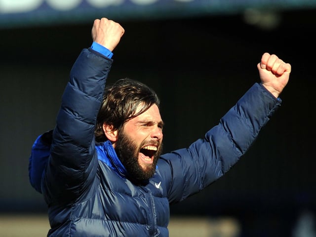 Glenavon finished third during the 2014/15 Premiership season behind champions Crusaders and Linfield to secure another European spot. Hamilton is pictured here celebrating a 3-2 victory over Portadown where Andy McGrory's late penalty helped the 10-man Lurgan Blues take a step closer on April 18, 2015