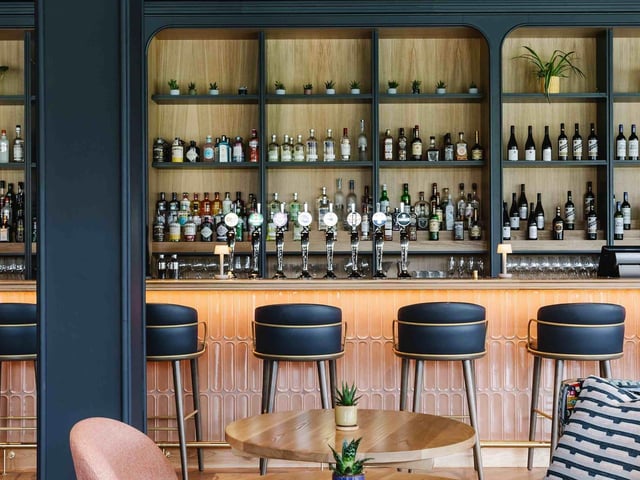 voco Belfast, an IHG Hotel, has been awarded a four-star accommodation grade by Tourism Northern Ireland. Pictured is the bar and lounge