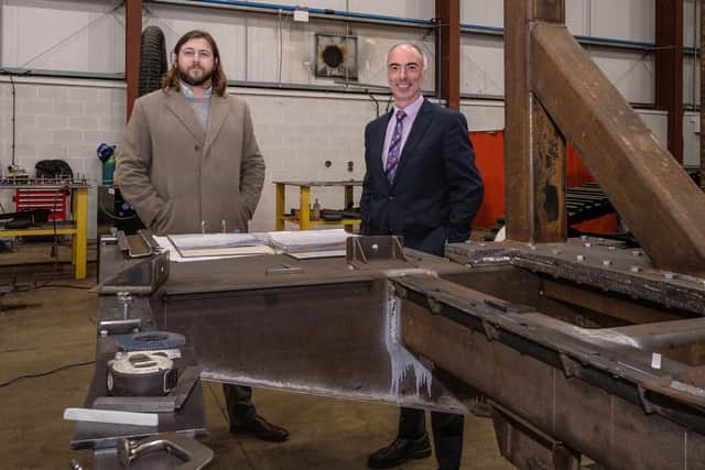 Tribe Technology Group has been supported in its move to Northern Ireland by Michelin Development. Charlie King, Tribe Technology Group’s managing director and Noel Mulholland, head of Michelin Development UK