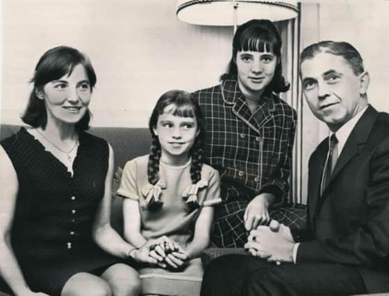 Thomas Niedermayer with wife Ingeborg and children Renate and Gabriele. The new documentary 'Face Down' tells the story of Niedermayer, the German boss of the Belfast Grundig factory whose fate was to be buried face down in Colin Glen