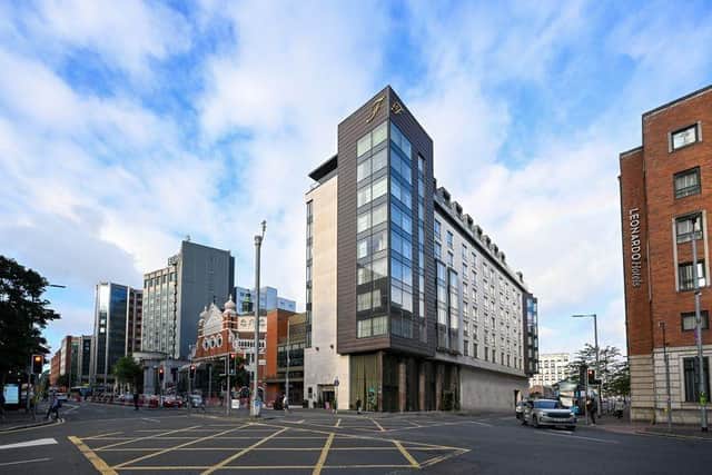The Fitzwilliam Hotel Belfast has been put up for sale with a guide price of more than £32 million, in what has been described as a rare opportunity to acquire one of Northern Ireland’s leading luxury hotels