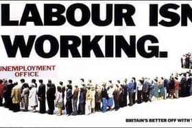 Labour lost the 1979 election because it was seen as unable to handle strikes and the economy. This poster helped Margaret Thatcher to win, after which she clamped down on strikes