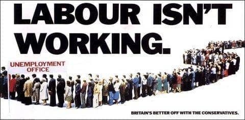 Labour lost the 1979 election because it was seen as unable to handle strikes and the economy. This poster helped Margaret Thatcher to win, after which she clamped down on strikes