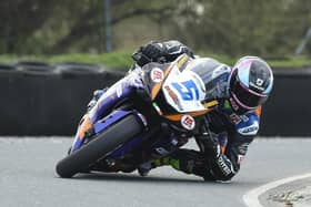 Kevin Keyes won the Masters Superbike and Supersport titles at Mondello Park in 2024. (Photo by Baylon McCaughey)