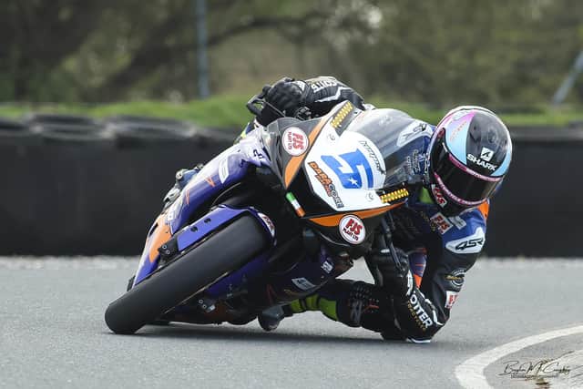 Kevin Keyes won the Masters Superbike and Supersport titles at Mondello Park in 2024. (Photo by Baylon McCaughey)